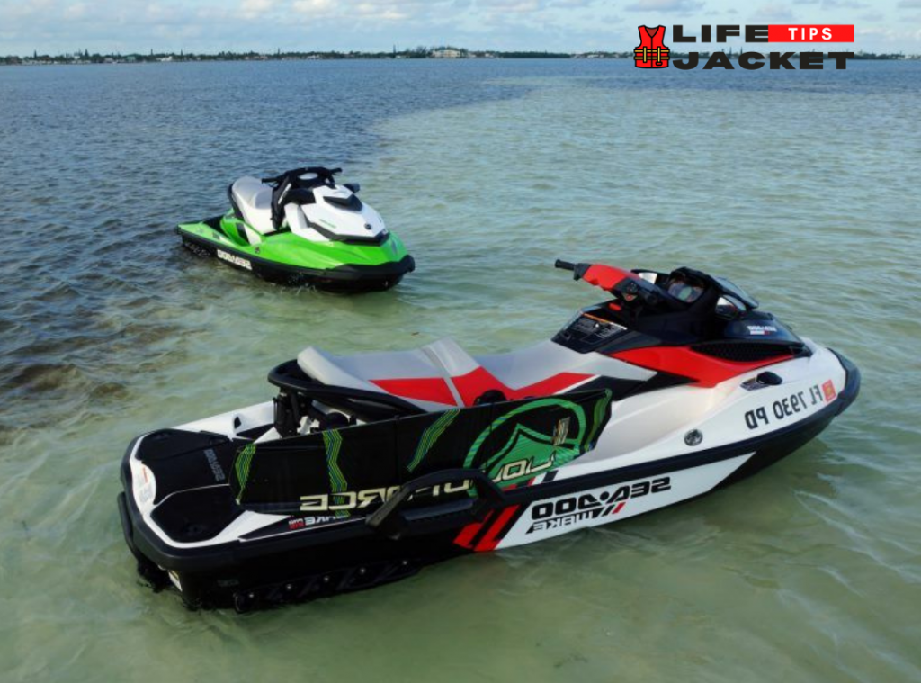 How to start a jet ski out of water