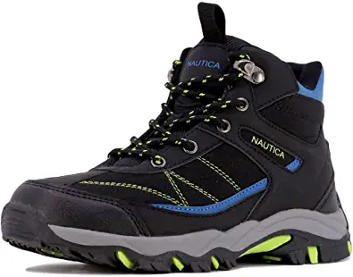 Boys Hiking Boots: Nautica Kids Work Chukka Boot Youth Casual Bootie Hiking Boots Ankle High Outdoor Trekking Shoes |Boys - Girls| (Little Kids/Big Kids) by Brand: Nautica