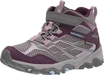 Merrell Kid's Moab FST Mid Waterproof Hiking Boot by Store Merrell Store
