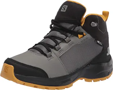 Salomon Unisex-Child Kids Outward Climasalomon Waterproof Hiking Boots by Store Salomon Store