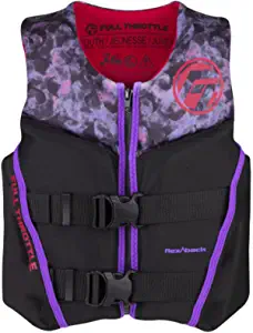 Full Throttle Youth Rapid Dry Flex Back Life Jacket, Pink by Brand: Full Throttle