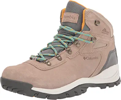 Columbia Hiking Boots Women: Columbia Women’s Newton Ridge Plus Waterproof Amped Hiking Boot, Waterproof Leather, Oxford Tan/Dusty Green, 11 by Store Columbia Store