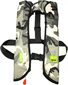 Fishing Life Jackets: Top Safety Adult Life Jacket with Whistle - Manual Version Inflatable Lifejacket Life Vest Preserver PFD for Boating Fishing Sailing Kayaking Surfing Paddling Swimming - Adjustable Life Saving Vest by Brand: SafeMax