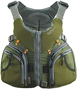 Fishing Life Jackets: Stohlquist Keeper Fishing Lifejacket (PFD)-Green-L by Store Stohlquist Store