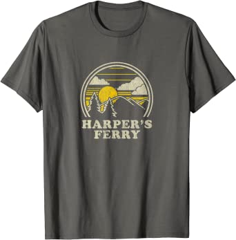 Harpers Ferry Hiking: Harper's Ferry West Virginia WV T Shirt Vintage Hiking Mount by Brand: Retro Harper's Ferry T-Shirts & Vintage Tees