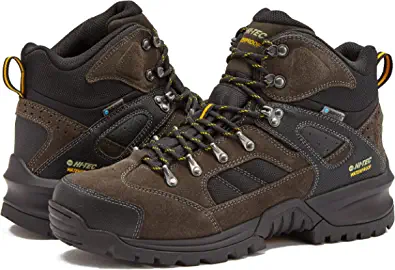 Hi Tec Hiking Boots: HI-TEC Black Rock WP Mid Men's Waterproof Hiking Boots, Lightweight Breathable Backpacking and Trail Shoes by Store HI-TEC Store