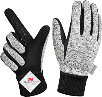 Hiking Gloves: MOREOK Winter Gloves -10°F 3M Thinsulate Warm Gloves Bike Gloves Cycling Gloves for Driving/Cycling/Running/Hiking by Store MOREOK Store