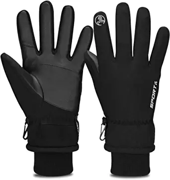 Hiking Gloves: Cevapro -30℉ Winter Gloves Touchscreen Gloves Thermal Gloves for Running Hiking by Store Cevapro Store