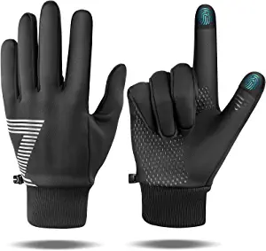 Hiking Gloves: Winter Touchscreen Gloves for Men Women - Mixoo Anti-Slip Cold Weather Warm Sports Gloves with Anti-Lost Buckle for Running Hiking Driving Cycling Climbing Working by Store Mixoo Store