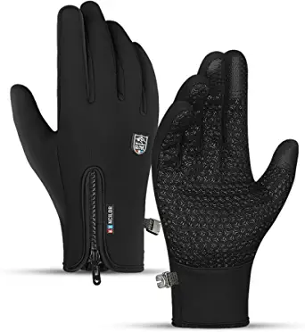Hiking Gloves: TEMEI Winter Waterproof Gloves for Men and Women Keep Warm Touch Screen Gloves for Outdoor Cycling, Running, Driving by Store TEMEI Store
