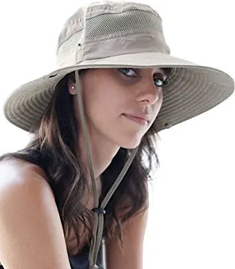 Hiking Hats for Women: GearTOP Wide Brim Sun Hat for Men and Women - Mens Bucket Hats with UV Protection for Hiking - Beach Hats for Women UPF 50+ by Store GearTOP Store