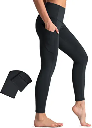 Hiking Leggings: Origiwish Women's Fleece Lined Leggings with Pockets High Waisted Thermal Winter Yoga Pants for Hiking Running Workout by Brand: Origiwish
