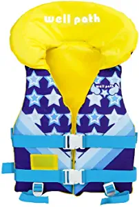 Infant Life Jackets: Infant Life Jacket, Toddler Swim Vest Head Protection Swim Trainer Vest with Emergency Whistle & Adjustable Safety Strap by Store GOVOKSME Store