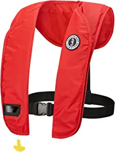 Mustang Survival Auto Inflate PFD - MIT 100 Auto, Lightweight Life Jacket for Adults - Red by Brand: MUSTANG SURVIVAL
