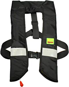 Inflatable Life Jackets: Top Safety Adult Life Jacket with Whistle - Manual Version Inflatable Lifejacket Life Vest Preserver PFD for Boating Fishing Sailing Kayaking Surfing Paddling Swimming - Adjustable Life Saving Vest by Brand: SafeMax