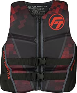 Life Jackets XXL: Full Throttle Adult Rapid Dry Flex Back Life Jacket, Red, 2X-Large by Brand: Full Throttle