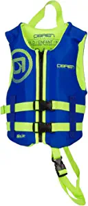 Obrien Life Jackets: O'Brien Child Neoprene Life Jacket, 35-55lbs, Blue/Green by Store O'Brien Store