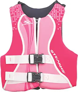 Pink Life Jackets: Stearns Kids Life Vest | Youth Hydroprene Life Jacket | 50 to 90 Pounds by Brand: STEARNS