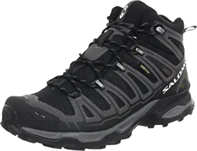 Men's X Ultra Mid GTX Trail Hiking Boot,Black/Autobahn/Detroit,9 M US