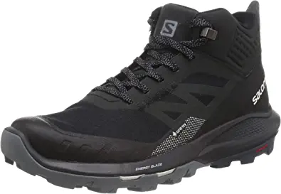 Salomon Hiking Boots Mens: Salomon Men's Outpulse Mid Gore-tex Hiking Boots Climbing Shoe by Store Salomon Store