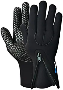 Surfing Gloves: H2ODYSSEY UltraZip Five Finger Glove - Diving, Swimming and Surfing - Five Finger Water Glove for Men and Women by Store H2ODYSSEY Store