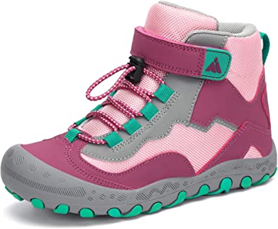 Toddler Hiking Boots: Mishansha Outdoor Ankle Hiking Boots Boys Girls Trekking Walking Shoes with Hook and Loop by Store Mishansha Store