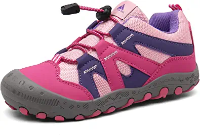 Toddler Hiking Shoes: Mishansha Boys Girls Athletic Hiking Shoes Anti Collision Non Slip Outdoor Walking Running Sneakers by Store Mishansha Store